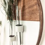 Maceteros originales, decoración interior, madera pino rústica, decoración pared, maacetero madera circular, plantas preservadas, decoración original, wall decor, wall art, rustic wood, madera envejecida, decoración estilo nórdico, farmhouse decor