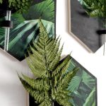 Helecho preservado decorativo para pared, decoración tropical